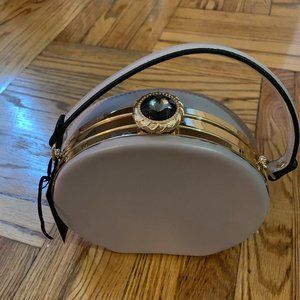NWT Vegan Leather Canteen Purse with Jewel Closure